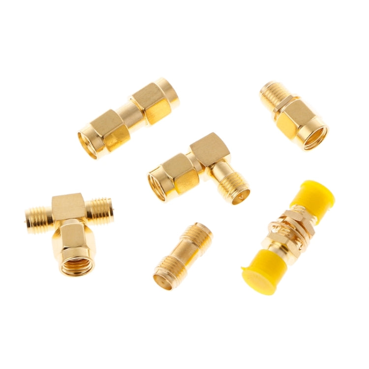 18 PCS / Set SMA Male Female Connector Kit Antenna Plug Converter Coaxial Adapter Set 18 PCS / Set SMA Male Female Connector Kit Antenna Plug Converter Coaxial Adapter Set